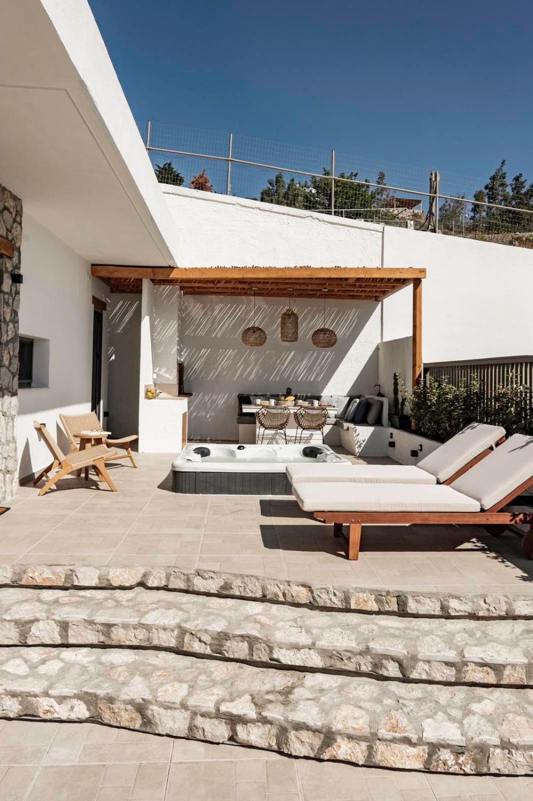 Lithos Luxury Villa Архангелос Экстерьер фото